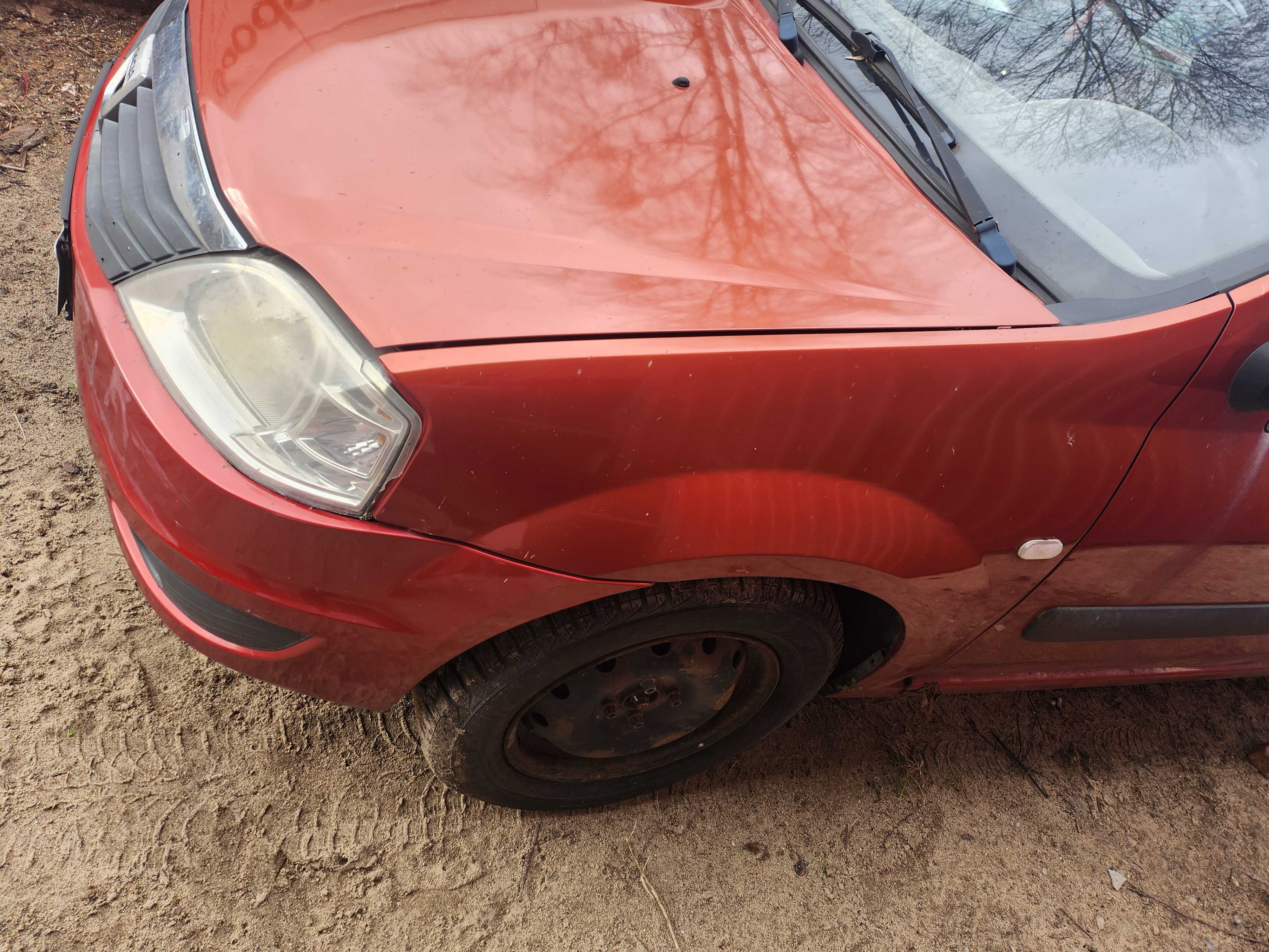 Kompletny przod maska zderzak blotniki lamy dacia logan 1 I