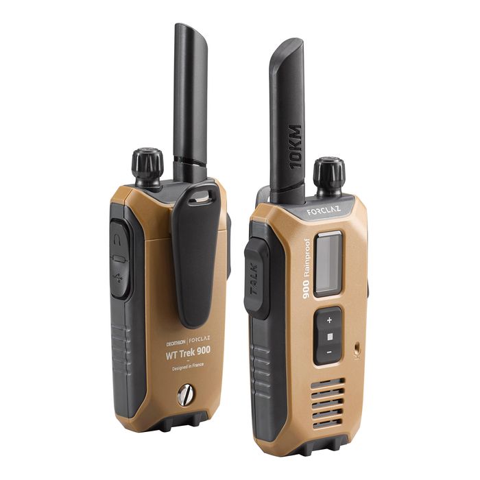 Walkie-talkie Recarregável por USB WT900 WP - 10 km - em estojo