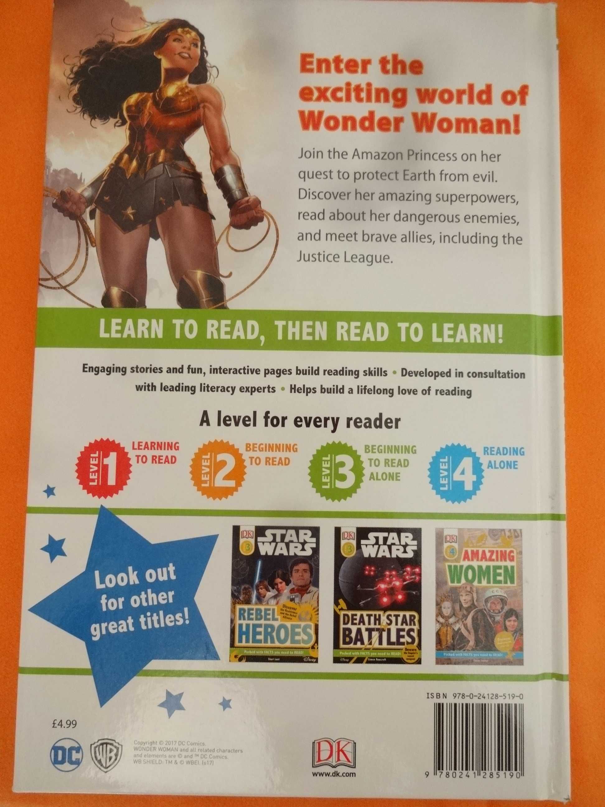 ksiazka Book for children Wonder Woman in English dla dzieci