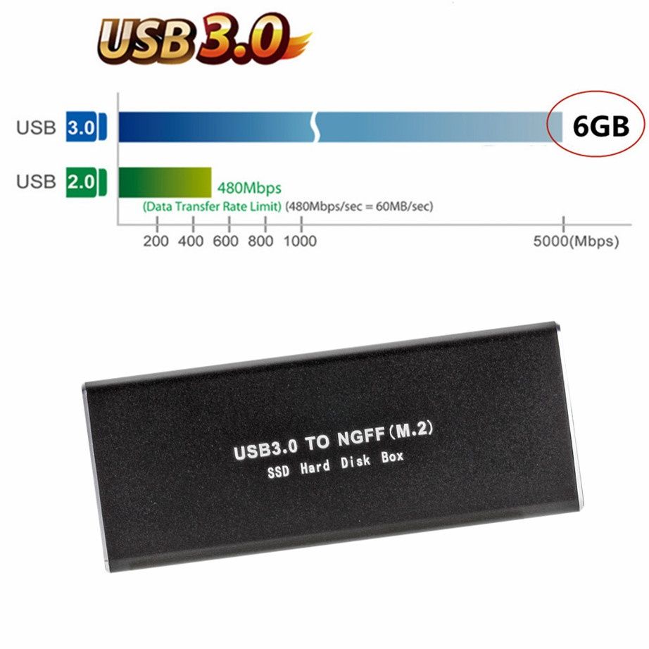 Корпус для жесткого диска M.2 SATA SSD на USB 3.0