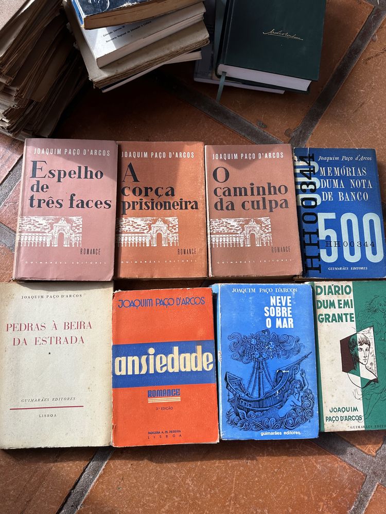 - lote livros Joaquim Paço D’Arcos