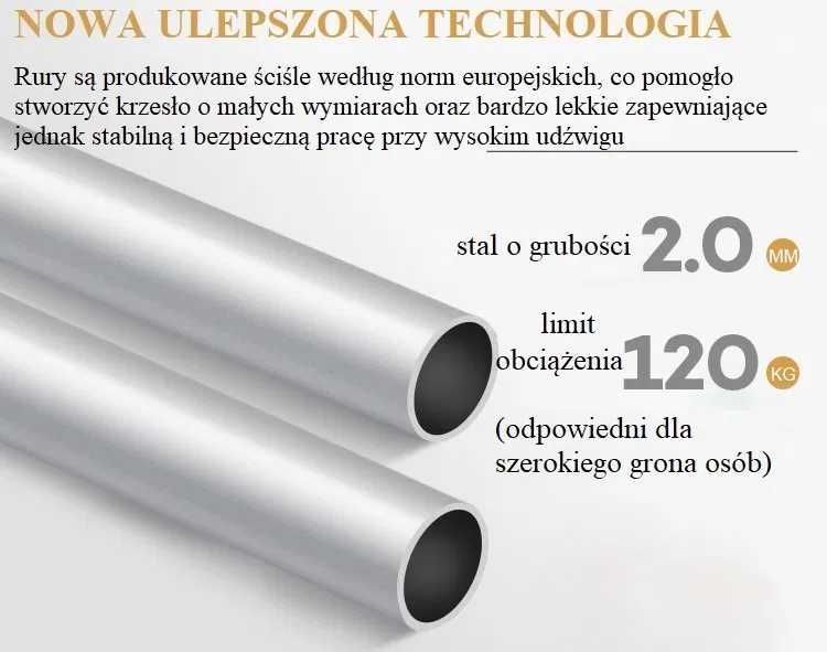 Wózek Toaletowy do przenoszenia pacjentów 5 Funkcji 120 kg
