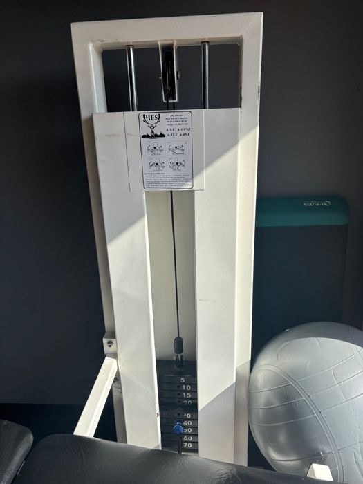 Maszyna HES na mięśnie dwugłowe uda / leg curl + stos 70 kg