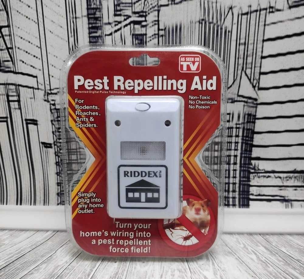 Відлякувач гризунів Riddex Pest Repelling Aid (отпугиватель мышей)