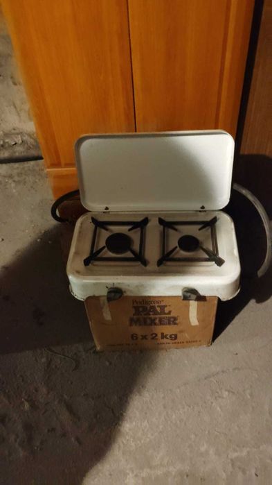 kuchenka gazowa dwu palnikowa turystyczna przewód butla