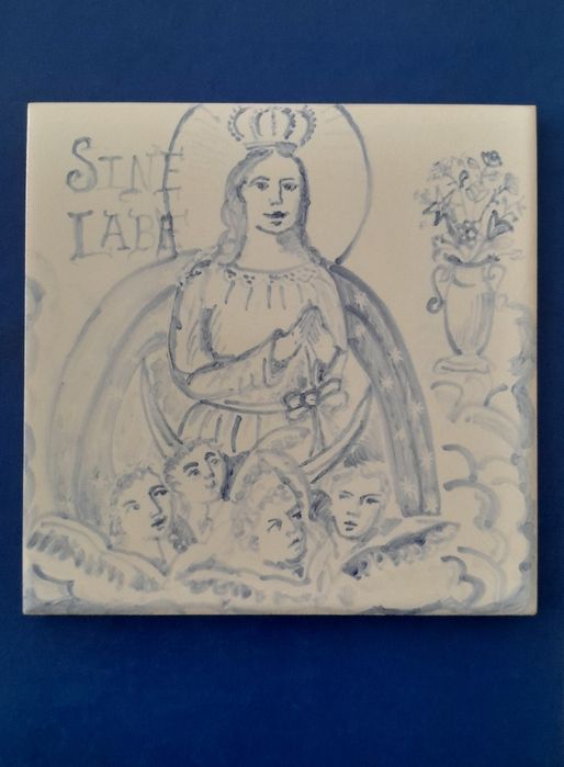 Azulejo com Nossa Senhora da Conceição