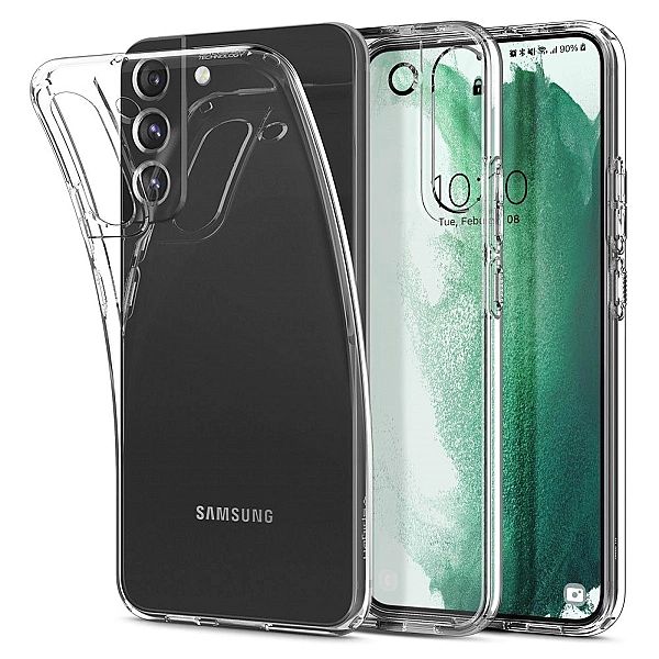 Etui Braders Spigen Liquid Crystal do Galaxy S22 Plus Crystal Clear