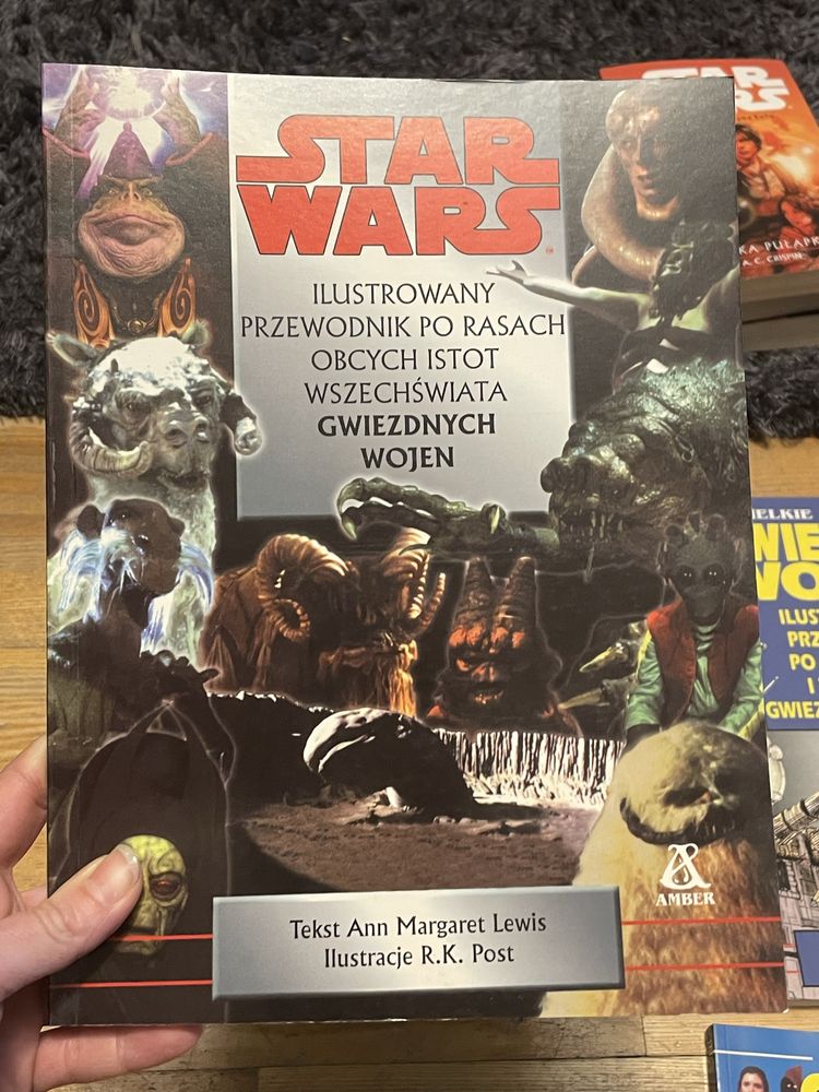 Gwiezdne wojny 5 tomów Ilustrowany przewodnik Amber star wars