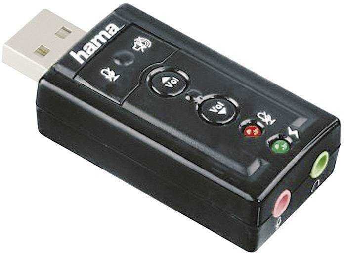 NOWA! Zewnętrzna Karta Dźwiękowa na USB 7.1 Surround HAMA