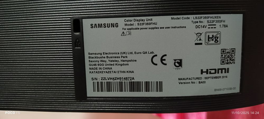 Monitor Samsung SF22