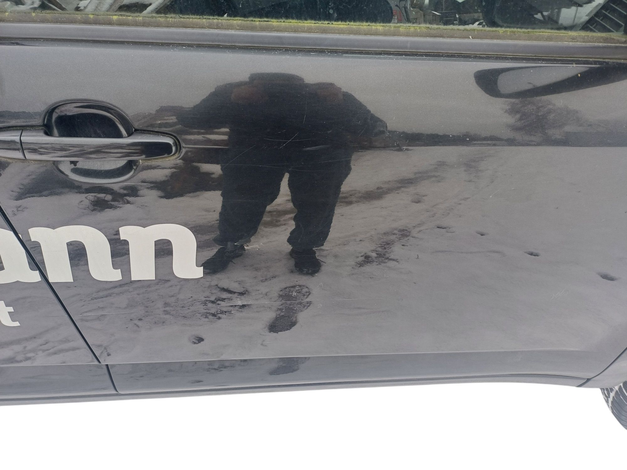 Daihatsu Terios II Drzwi Prawe Prawy Przód Przednie Czarne KPL