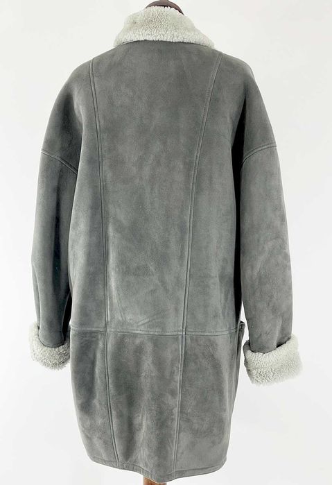 Kożuszek stalowy naturalne futro Rozmiar 40/42