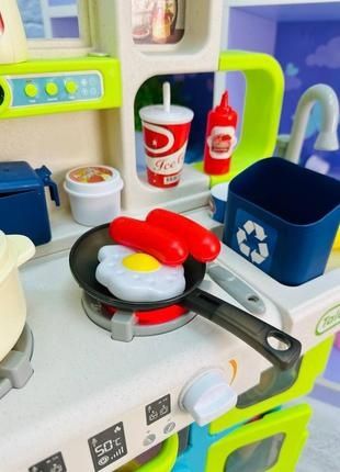 Кухня 101 см,вода,пара,світло,звуки,104 предмети,кухня іграшкова