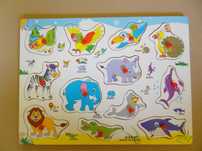 Puzzle drewniane dla malucha