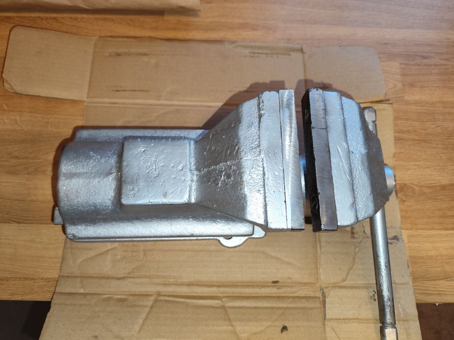 Imadło PJWk-125 PRL Bison 125mm, 16 kg solidne żeliwne