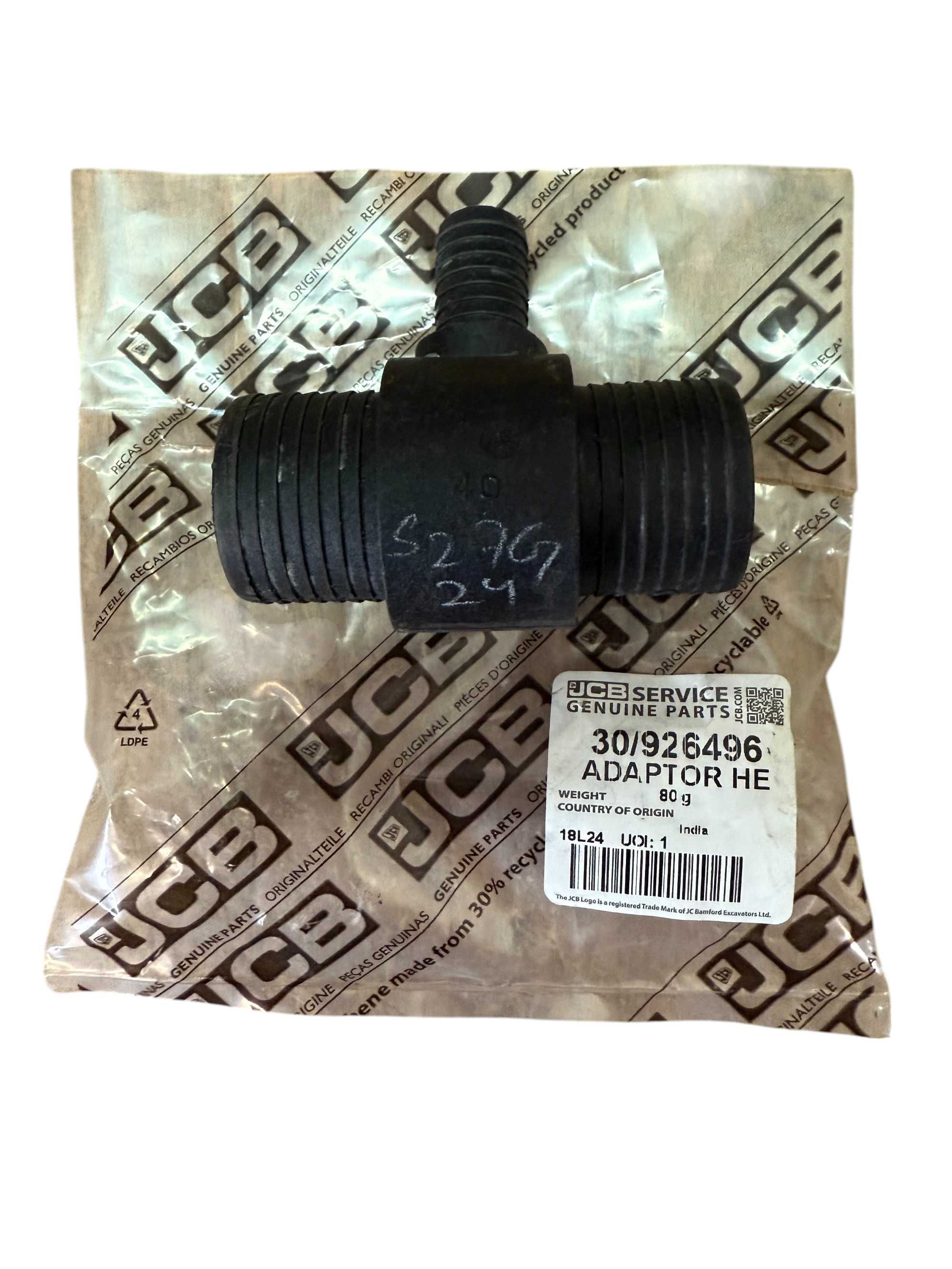Trójnik układu chłodzenia JCB 531-70, 536-60