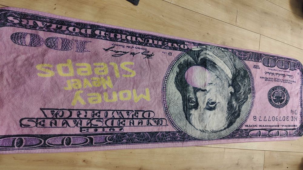 "100 US Dollars" Крутой Коврик 150х45 cм В Идеале
