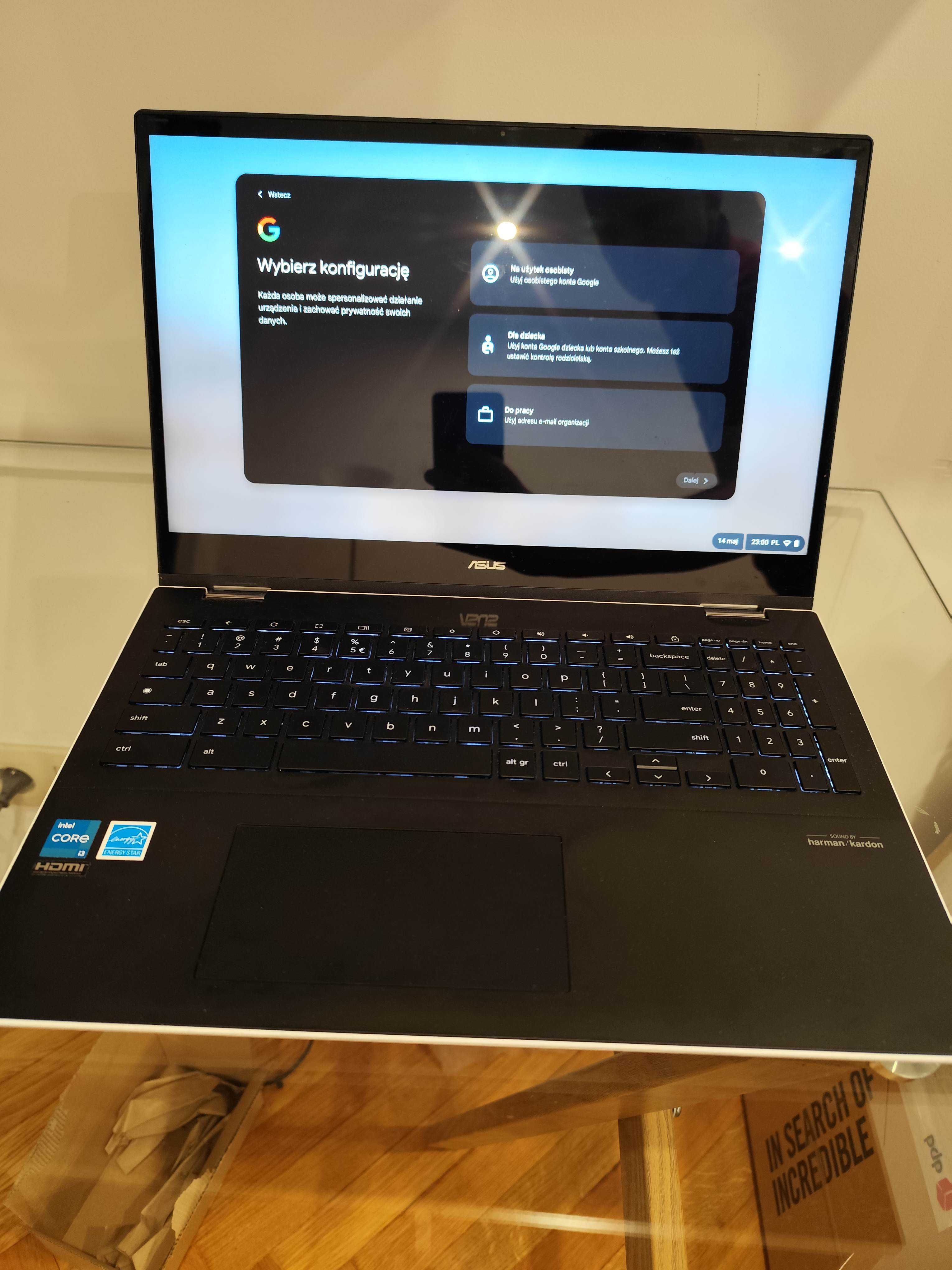 Chromebook ASUS CX5500FEA/CB5500FEA i3-1115G4 16GB RAM 256SSD