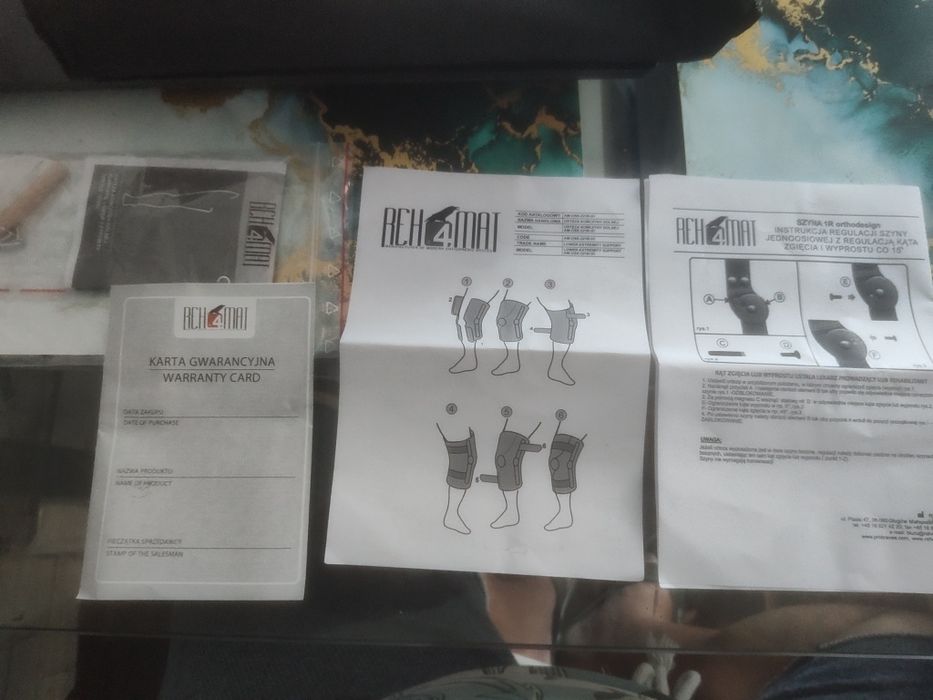 Profesjonalna orteza ortopedyczna kończyny dolnej