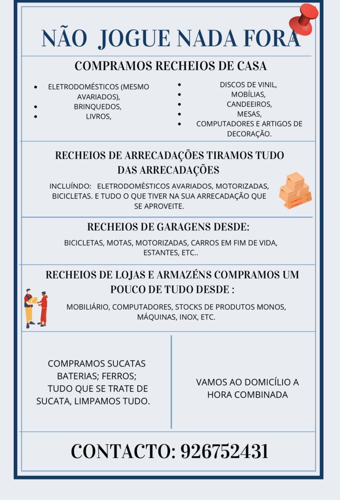 Não deite nada fora!!!