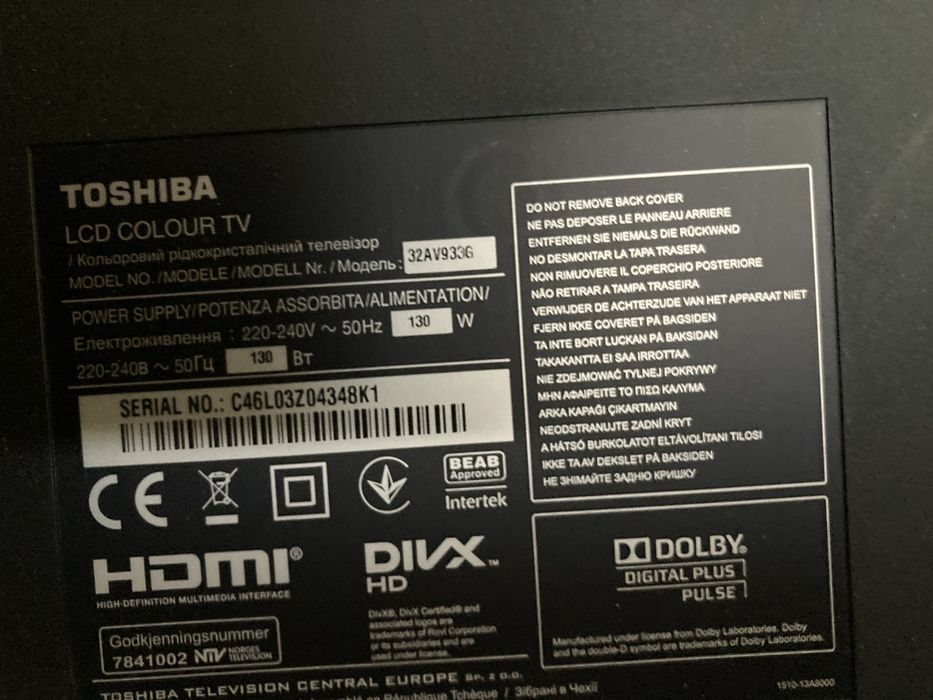 Telewizor Toshiba LCD 32”