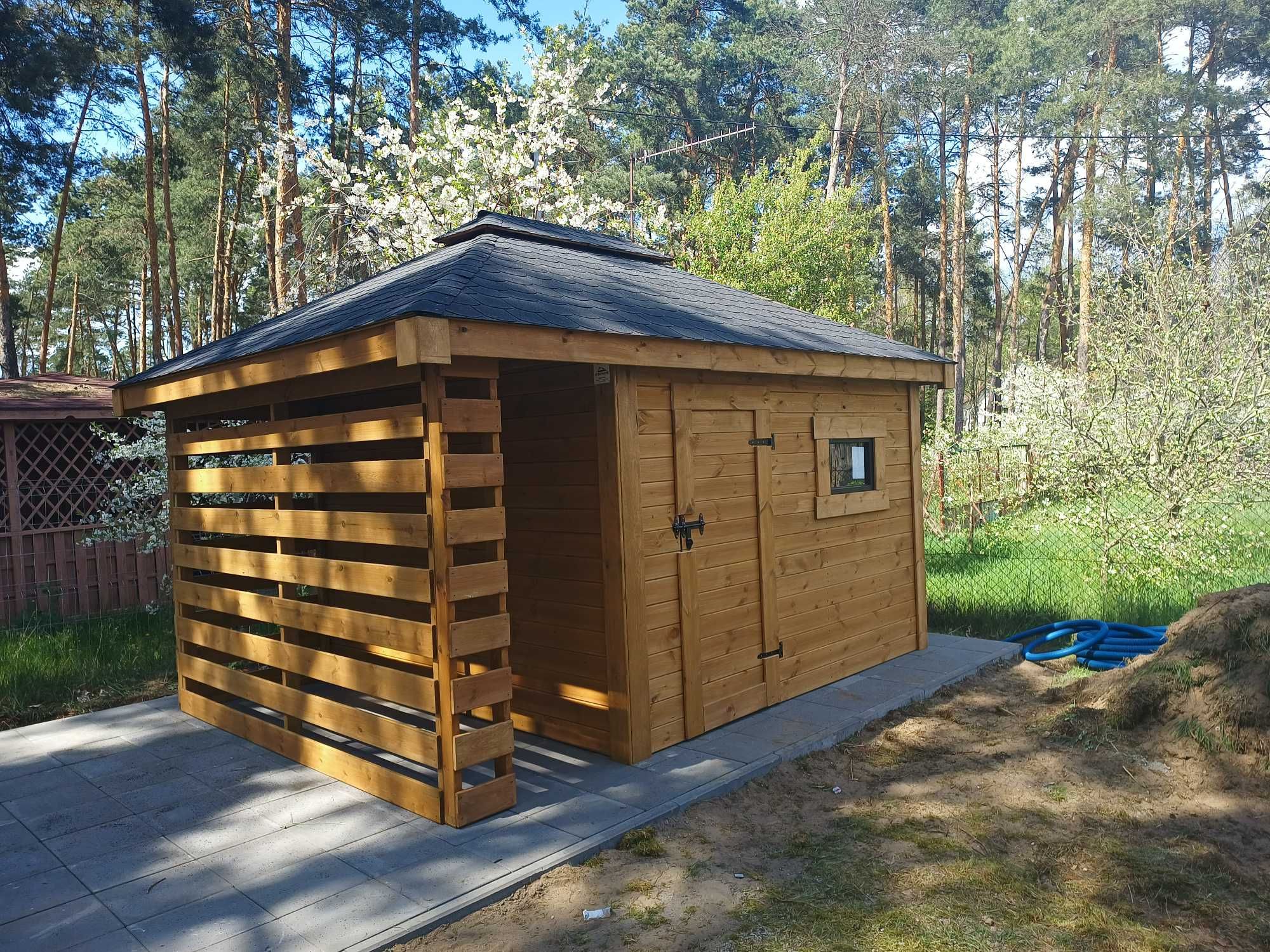 Domek Narzędziowy BARTEK 3x4m Drewutnia Producent DREWNOTRIK.PL