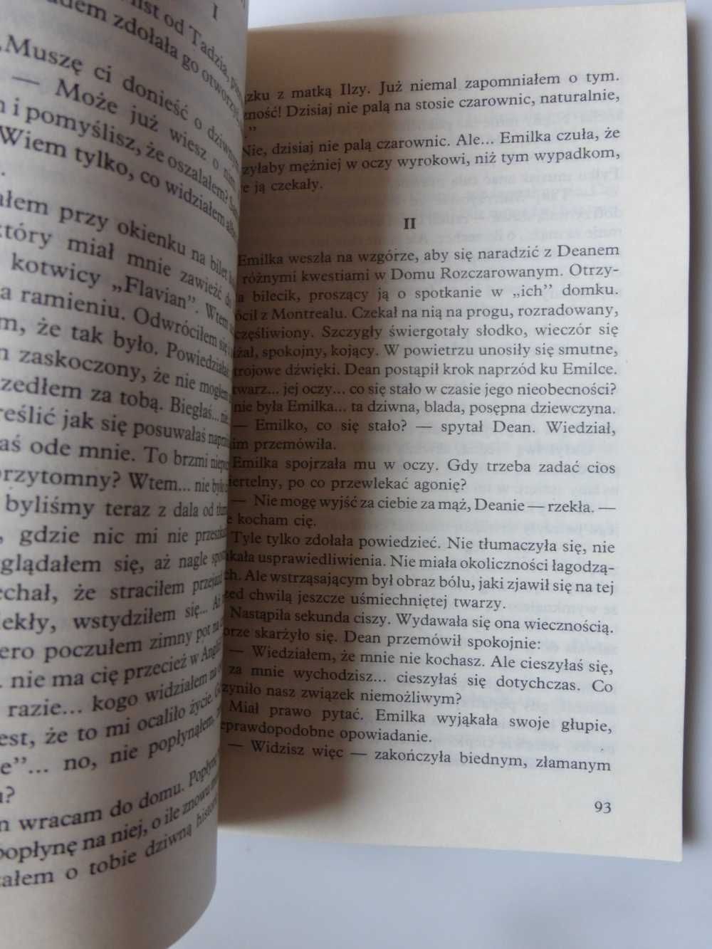 Emilka na falach życia Lucy Montgomery 1990 klasyka