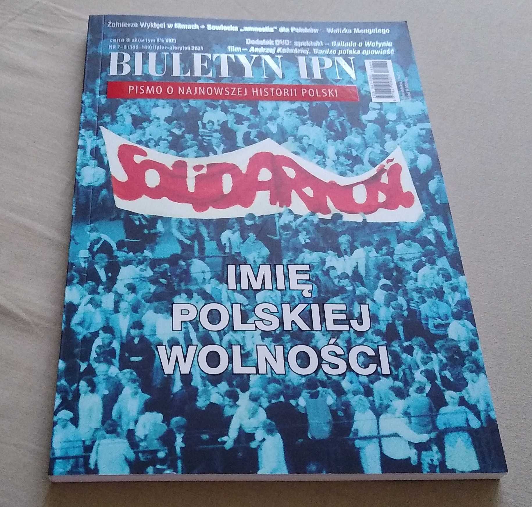 Biuletyn IPN 7-8/2021 Solidarność +DVD Andrzej Kołodziej