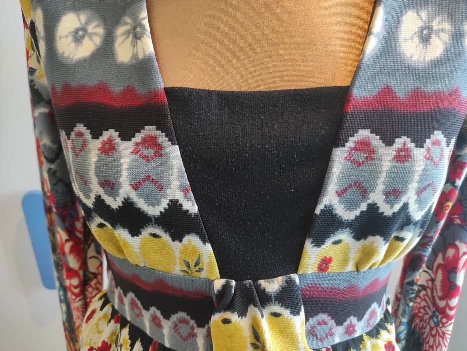 Ciążowa sukienka w kwiaty