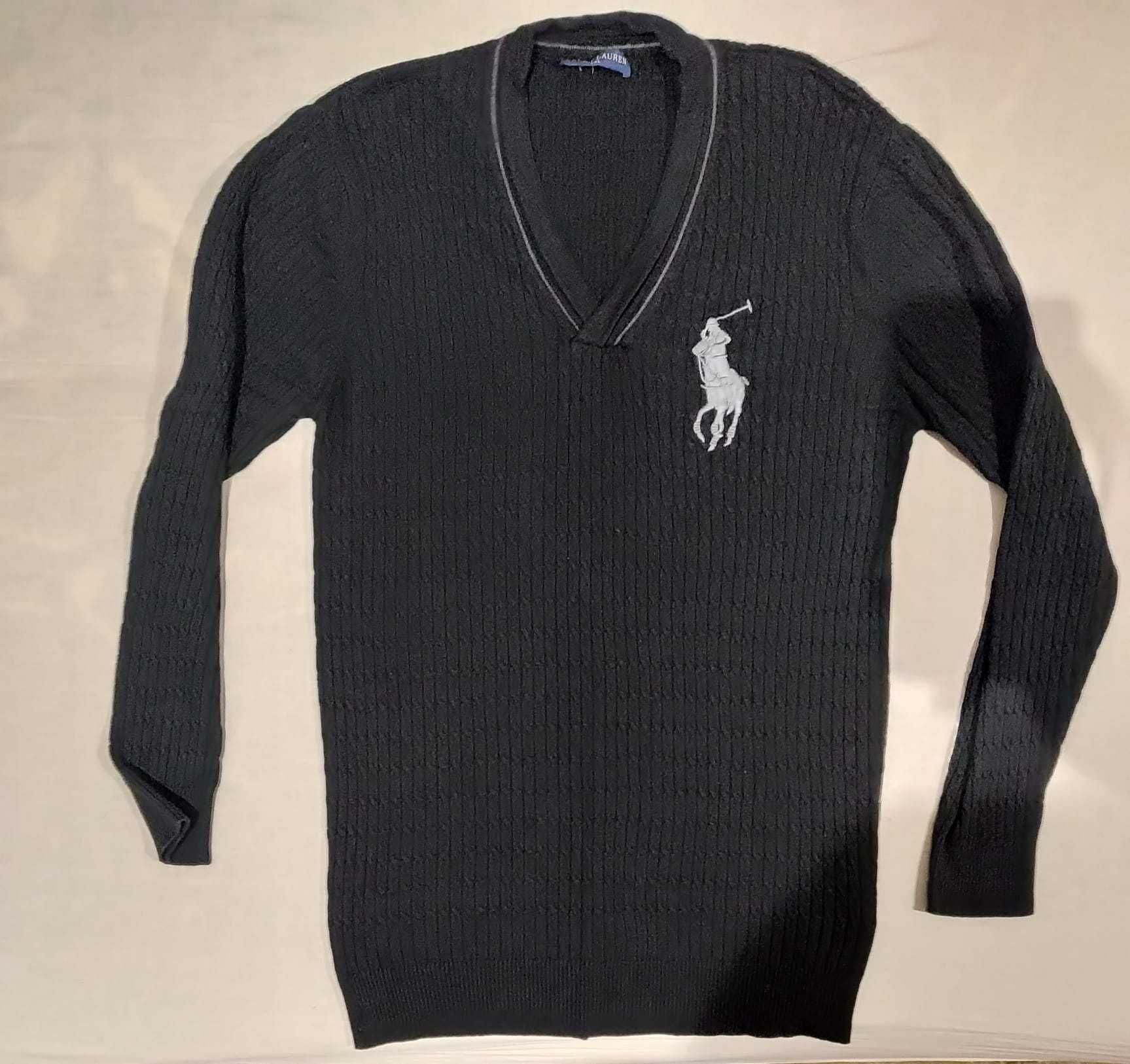 Sweter Polo Ralph Lauren czarny męski M okazja