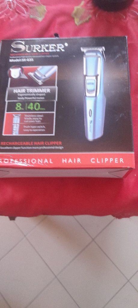 Máquina de cortar cabelo usada uma vez