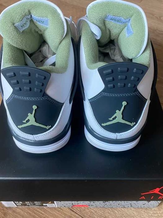 "Buty biegania "Nike_Air_Jordan_4_Retro_White_Seafoam_Roz.42