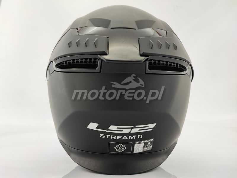 WYPRZEDAŻ Kask Integralny z Blendą LS2 FF808 Stream Evo ll Czarny Mat