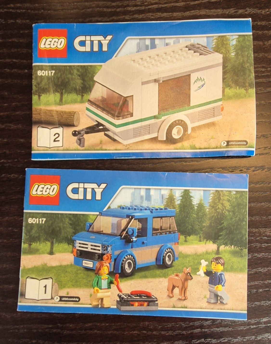Lego City 60117 van z przyczepą z instrukcja