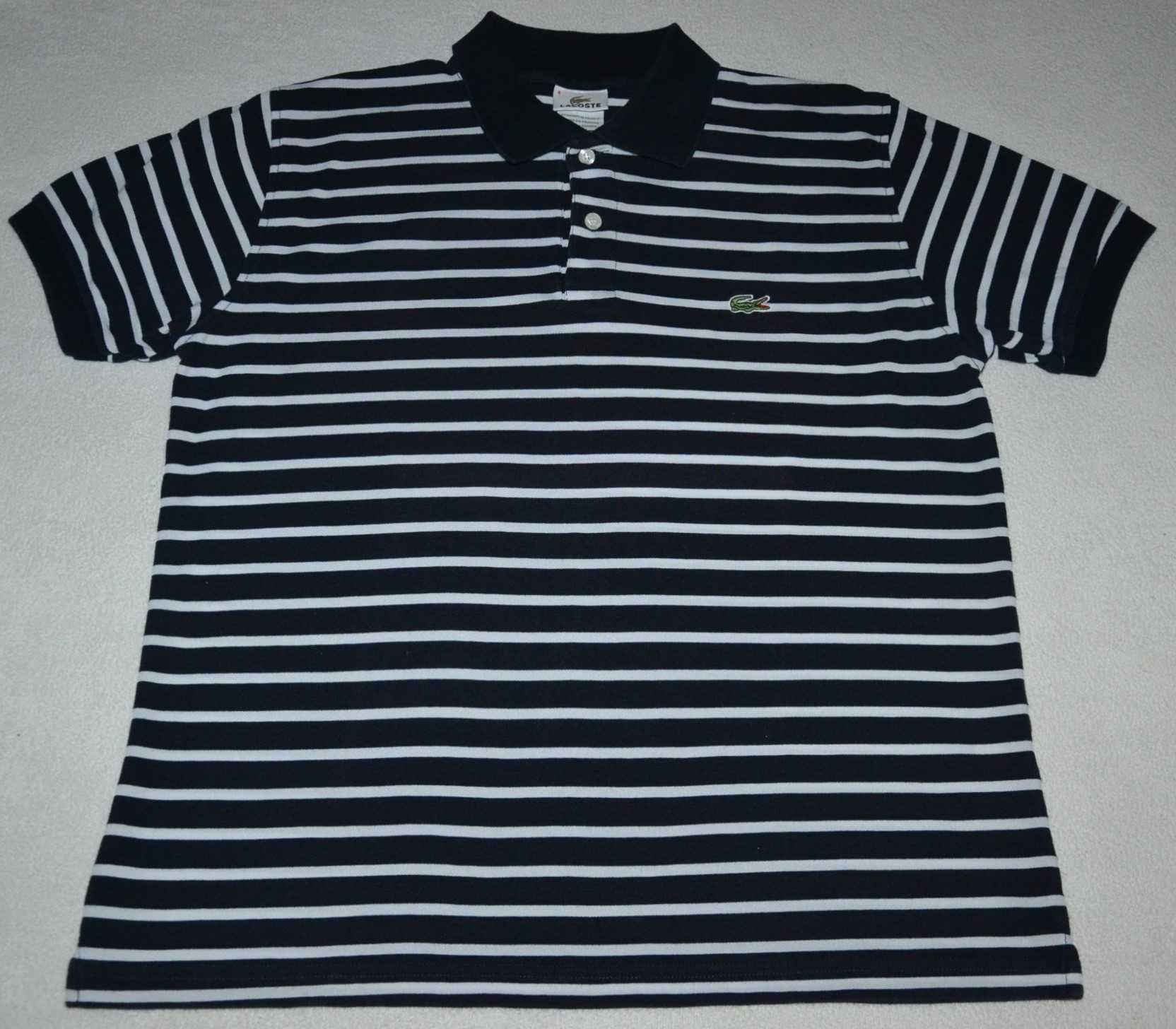 LACOSTE Koszulka Polo Męska Roz 4 Eur M Bawełna 100% Super Stan