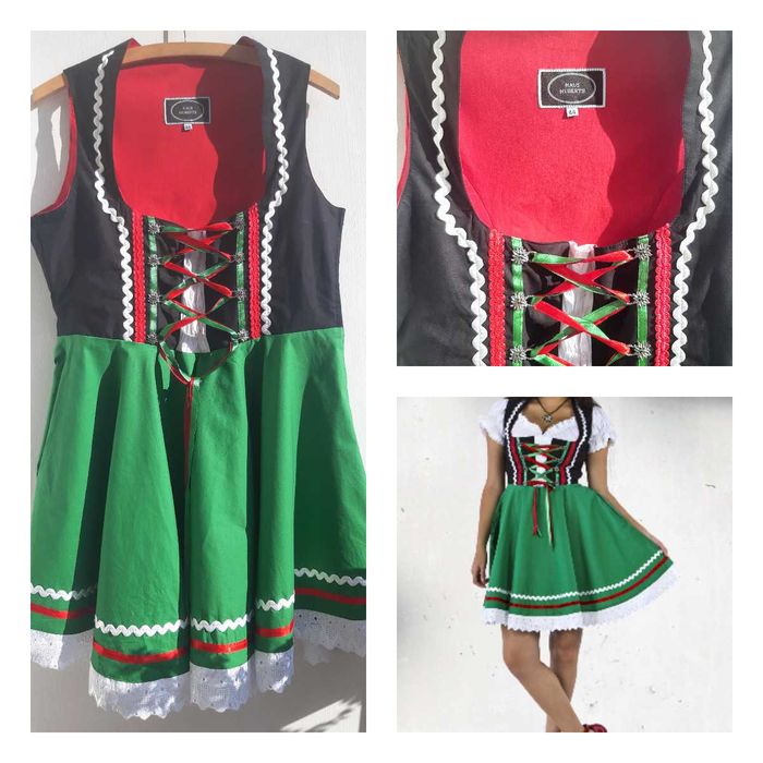 Sukienka Dirndl Tracht Oktoberfest tradycyjna bawarska Haus Huberts 44