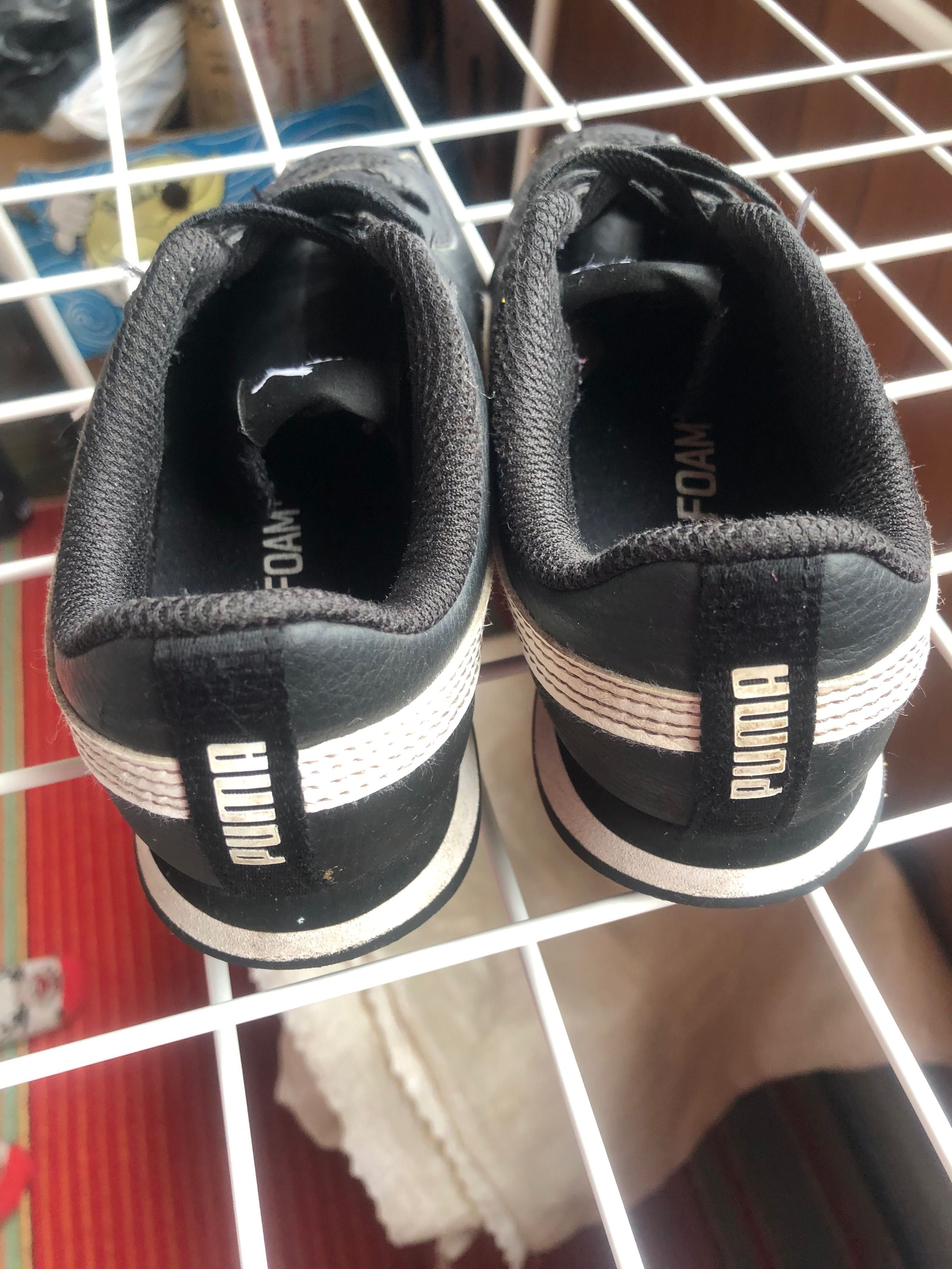 Кроссовки на мальчика кожаные Puma  на ножку 20,5 см (34 размер)
