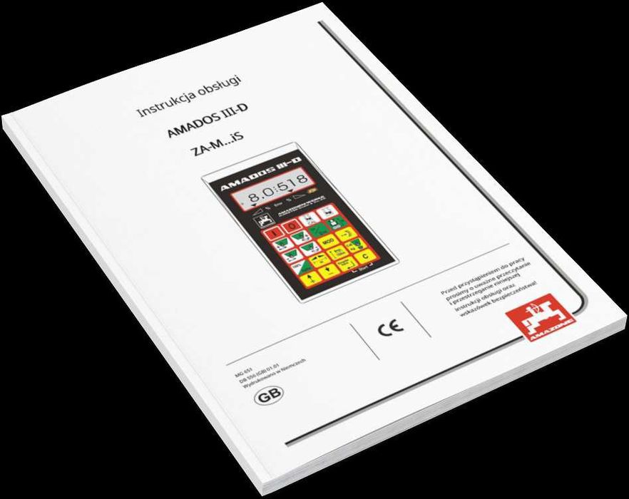 Instrukcja obsługi Amazone IIID Amados komputer sterownik