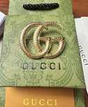 Broszka Zawieszka Gucci złota