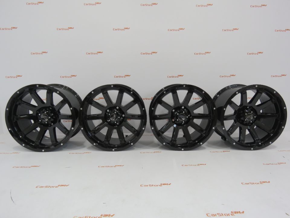 Jantes Aluminio 4x4 R Line 17 x 9 et 0 5x127 CB78.1 Preto