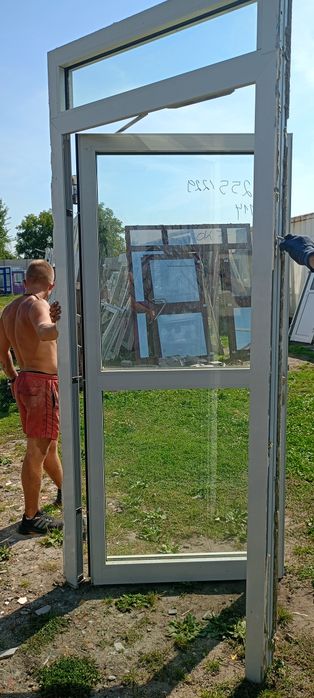 Drzwi aluminiowe używane z Niemiec super stan dostawa gratis cały Kraj