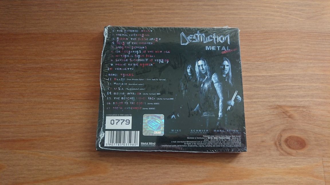 Destruction Metal Discharge CD *NOWA* 2010 Limited Edition 0779/2000