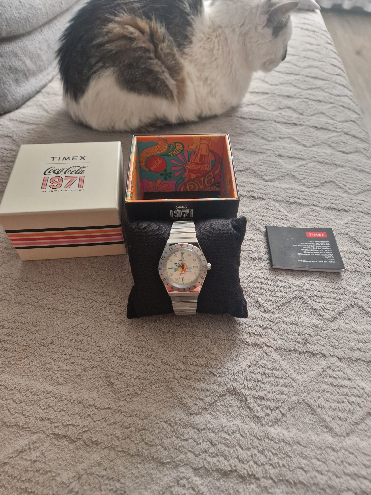 Nowy zegarek timex cocacola 1971