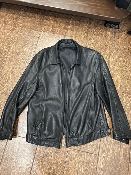 Продам чоловічу кожану куртку