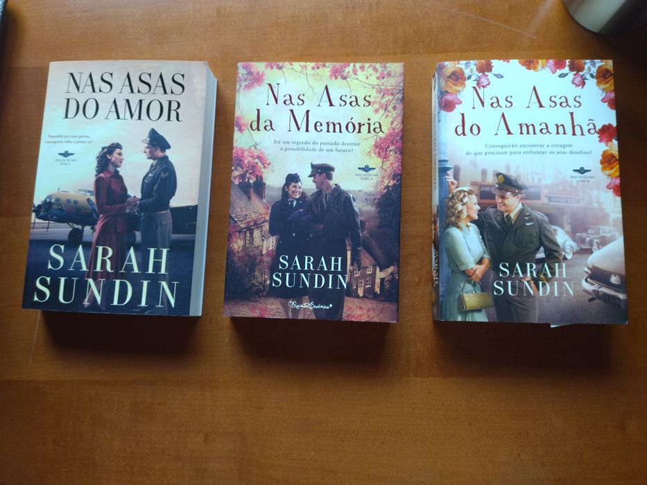 Trilogia "Nas Asas do Amor / Memória / Amanhã" de Sarah Sundin