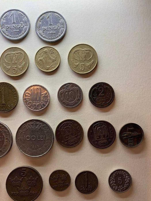 Монеты  Европы разные