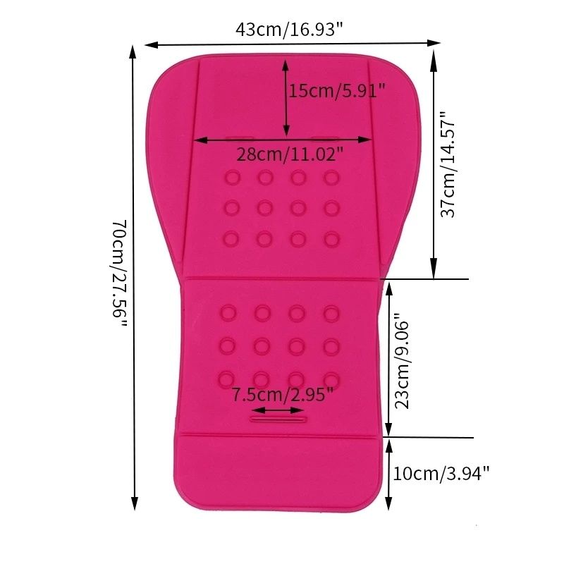 Матрасик подложка вкладыш в коляску, автокресло, стульчик для кормл.