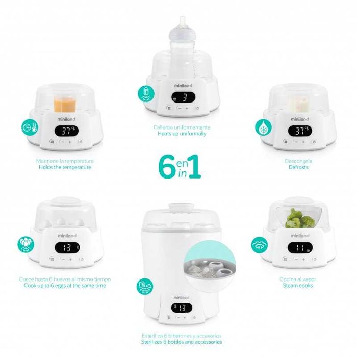 Vendo Miniland Super 6 – esterilizador de biberões