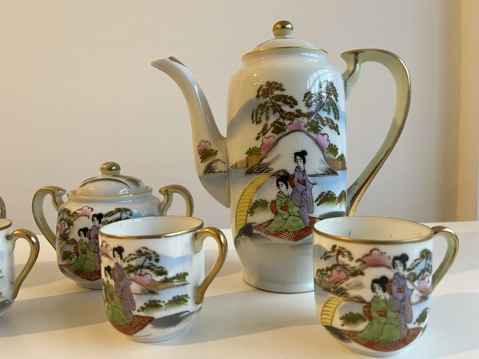 Servico de chá/café - louça casquinha ovo