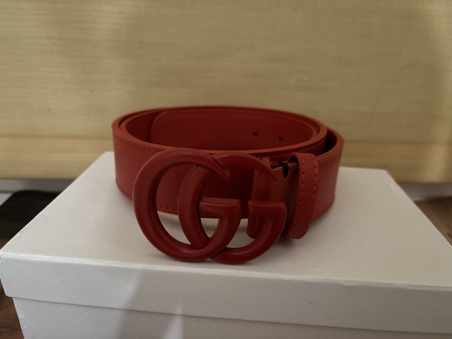 Ремень Gucci red white